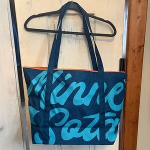 Blue and Orange Minnesota Tote Bag